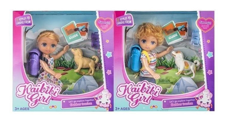 Ciuciubabka, Kaibibi Girl, lalka z pieskiem, wyprawa w góry