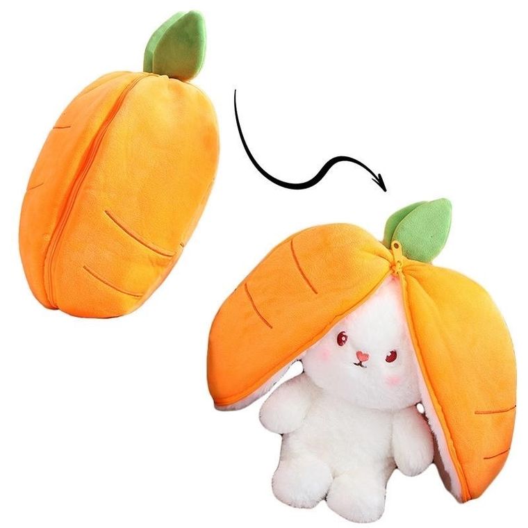 Ciuciubabka, magiczny królik, maskotka, marchewka, 25 cm