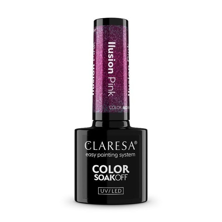 Claresa, Alchemy Ilusion, lakier hybrydowyClaresa, Alchemy Ilusion, pink, 5g