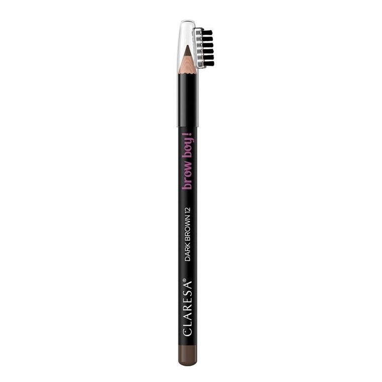Claresa, Brow Boy!, kredka do brwi 12 Dark Brown, 1,15g