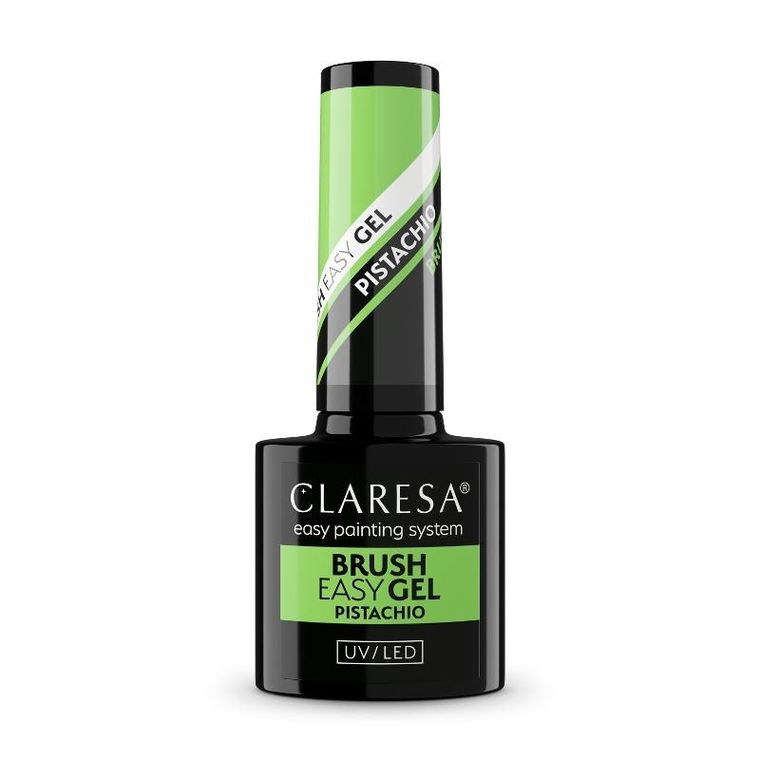 Claresa, Brush Easy Gel, żel do paznokci, pistachio, 5g