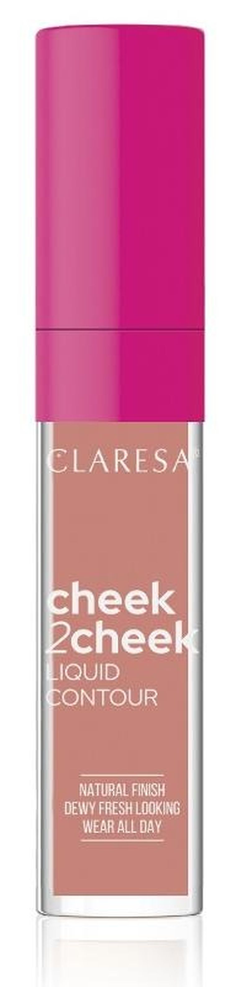 Claresa, Cheek2cheek, róż w płynie, 01 tea rose, 65g