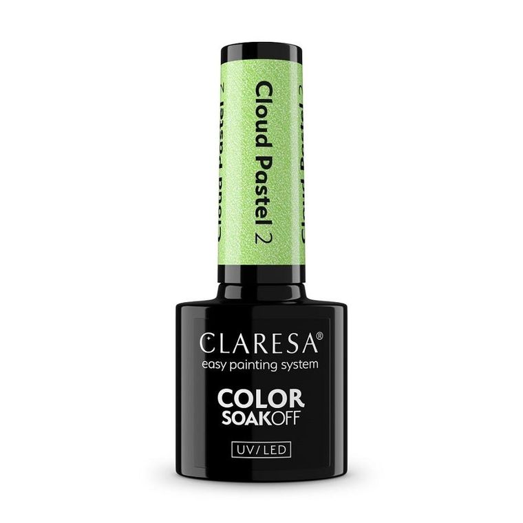 Claresa, Color Soak Off UV/LED Cloud Pastel, lakier hybrydowy, nr 2, 5g