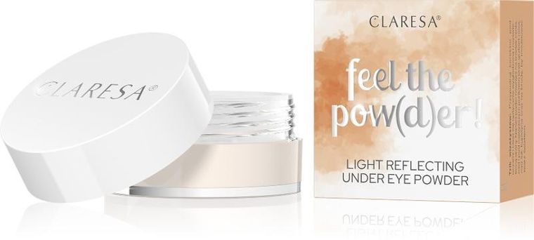 Claresa, Feel The Pow(d)er! puder sypki pod oczy, nr 02, beige, 6g