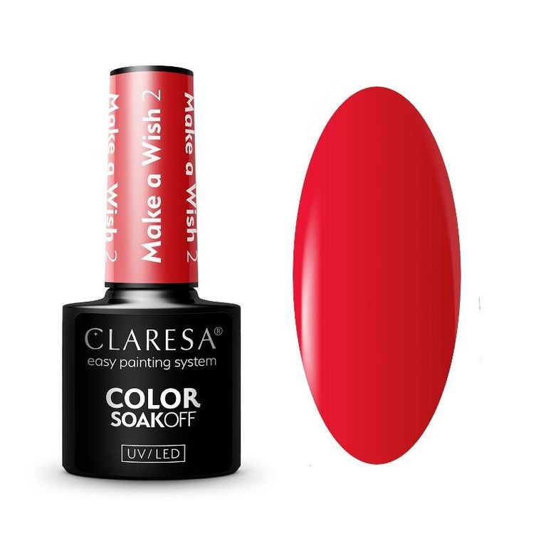 Claresa lakier, Make a Wish, hybrydowy do paznokci, nr 2, 5g