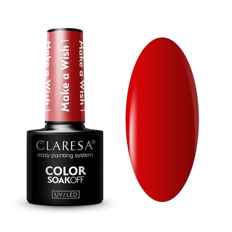 Claresa, Make A Wish, lakier hybrydowy do paznokci, nr 1, 5g