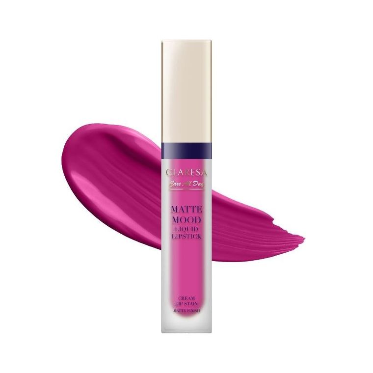 Claresa, Matte Mood, matowa pomadka w płynie do ust, nr 06, bliss, 7 ml