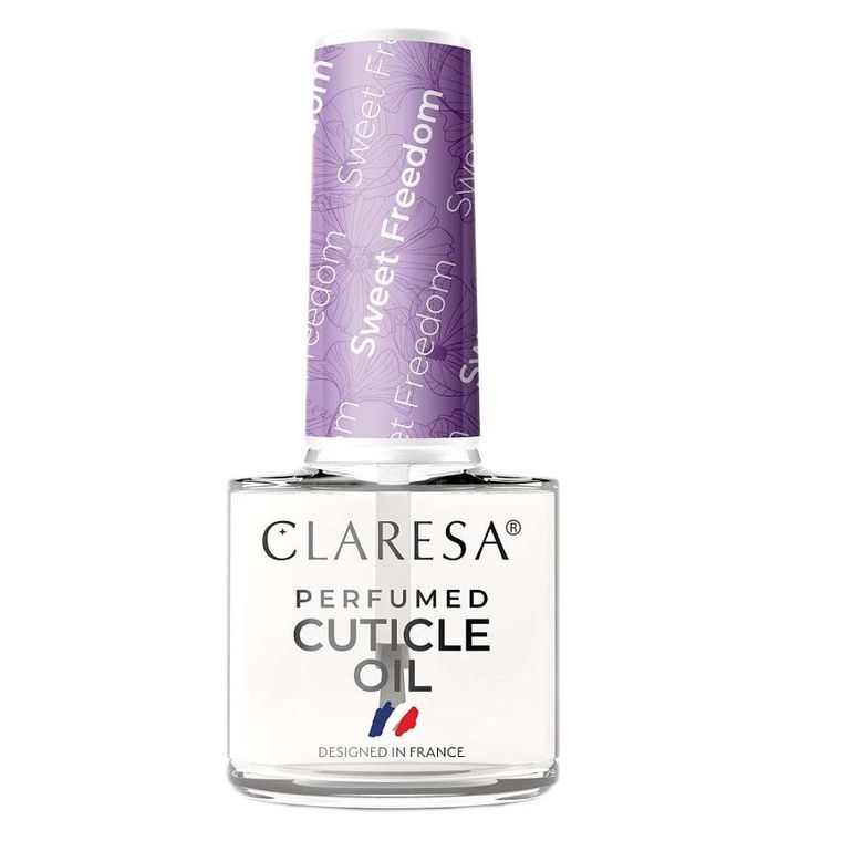 Claresa, Perfumed Cuticle Oil, perfumowana oliwka do skórek Sweet Freedom, 5 ml