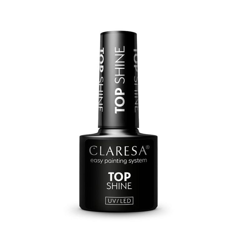 Claresa, top do paznokci hybrydowych, shine, 5g