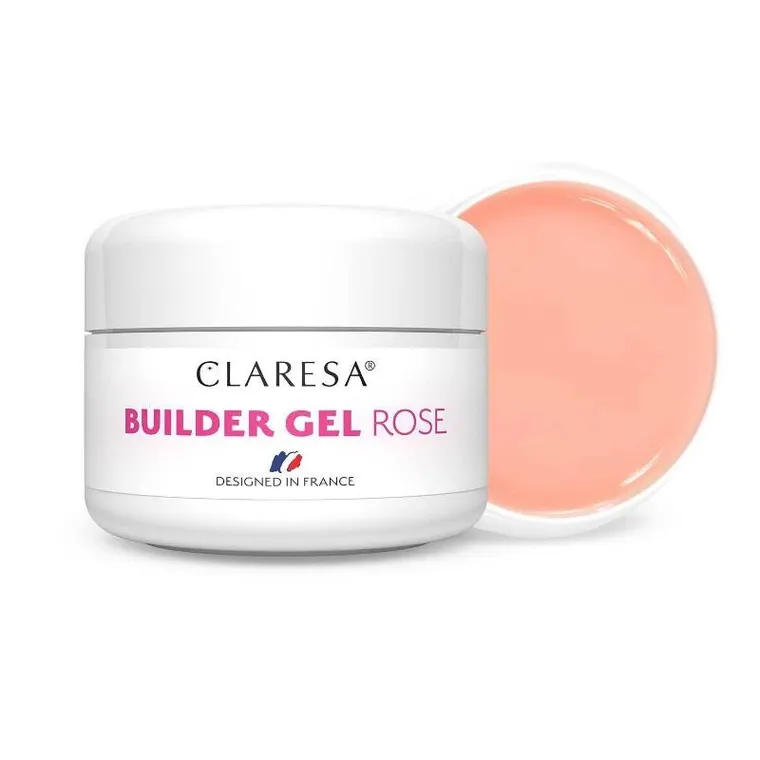 Claresa, żel budujący do paznokci builder, rose, 25g