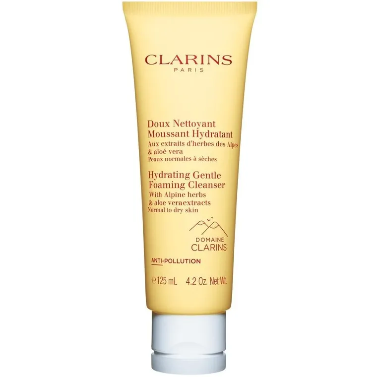Clarins, Hydrating Gentle Foaming Cleanser, delikatna pianka nawilżająca do mycia twarzy, 125 ml