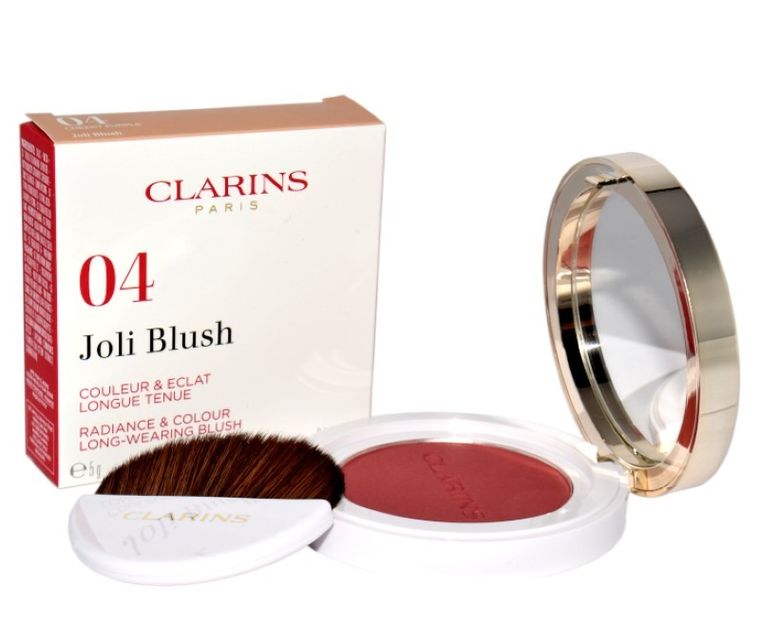 Clarins, Joli Brush, rozświetlający róż do policzków, 04, 5g