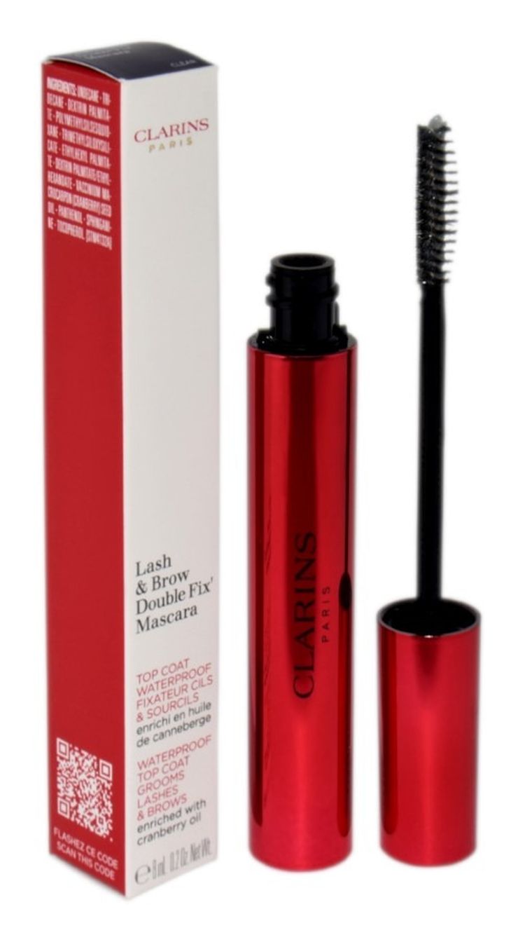 Clarins, Lash & Brow Double Fix Mascara, odżywka do rzęs i brwi