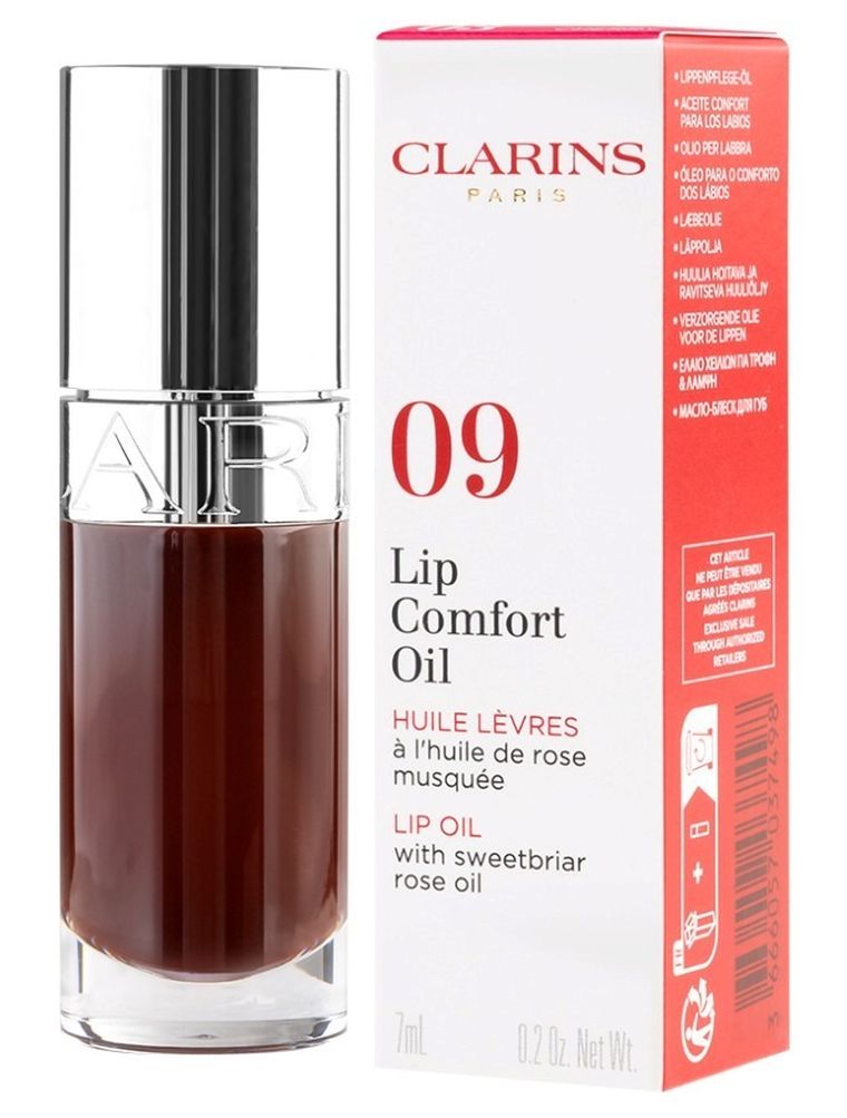 Clarins, Lip Comfort Oil, 09 Chocolate, olejek do ust, 7 ml