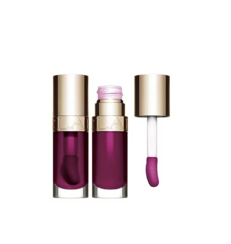 Clarins, Lip Comfort Oil, balsam do ust, 10 Plum, 7 ml