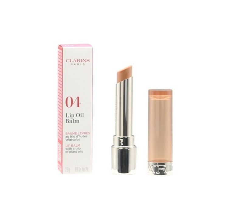 Clarins, Lip Oil Balm, odżywiający balsam do ust, 04 Nude Brown, 3 ml