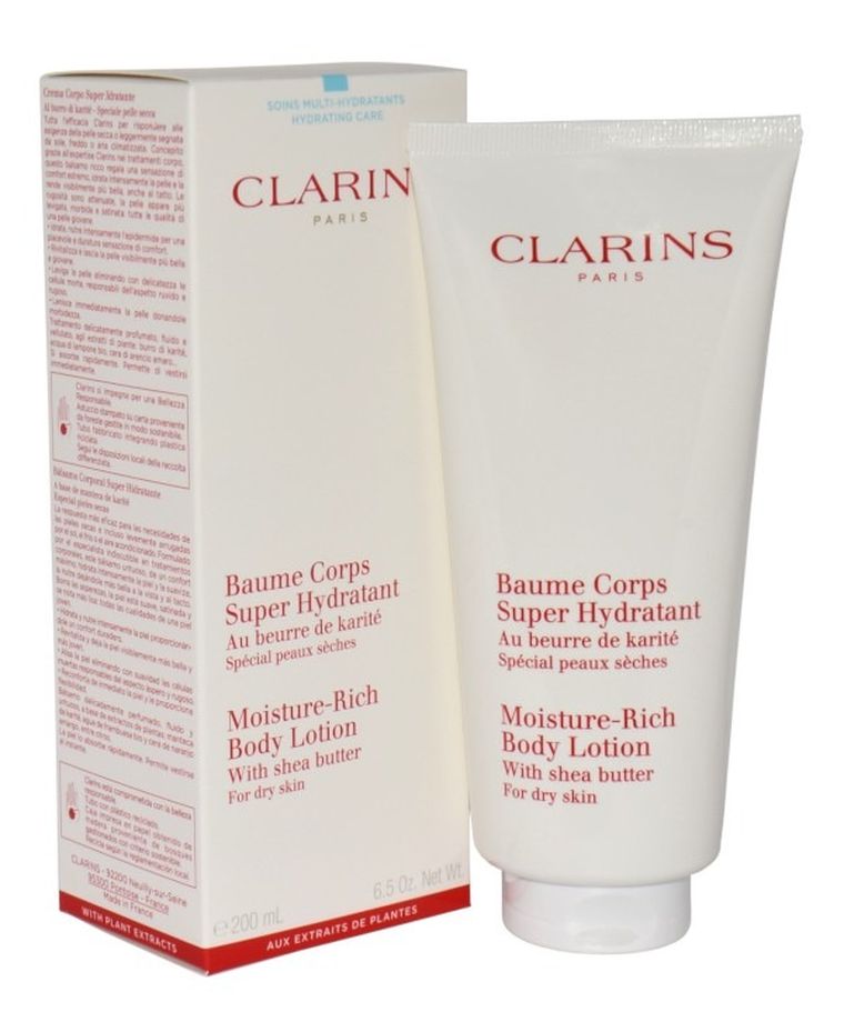 Clarins, Moisture Rich Body Lotion with Shea Butter Dry Skin, balsam do ciała z masłem shea, 200 ml