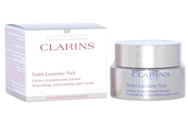 Clarins, Nutri-Lumiere Night Cream Nourishing Rejuvenating Night Cream, odżywczo-rewitalizujący krem na noc, 50 ml
