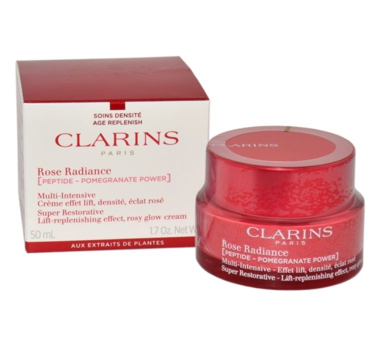 Clarins, Rose Radiance Cream, Super Restorative, krem do twarzy, rosy glow, 50 ml