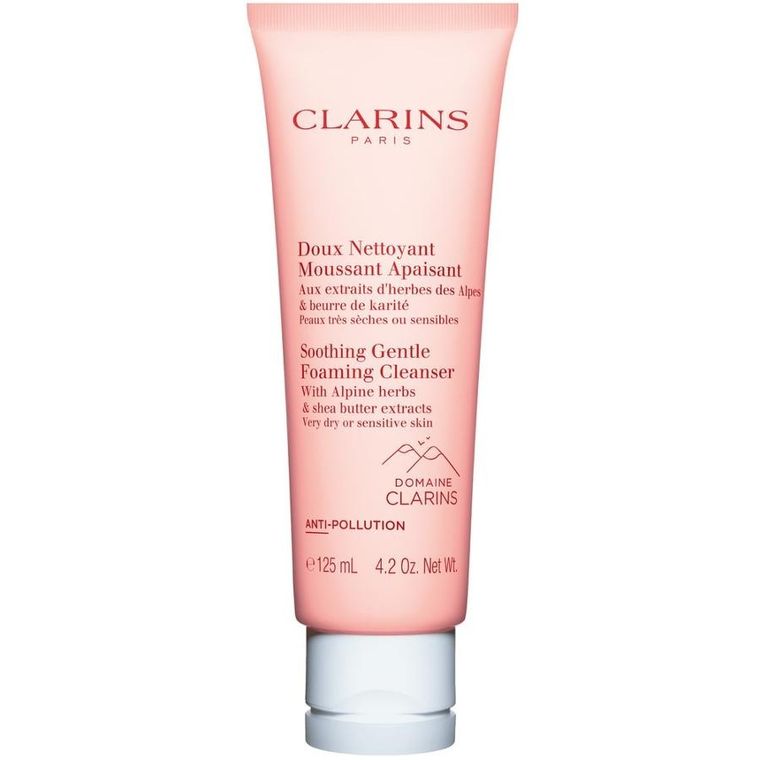 Clarins, Soothing Gentle Foaming Cleanser, delikatna pianka łagodząca do mycia twarzy, 125 ml