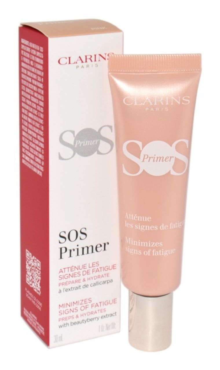 Clarins, SOS Primer Pink, baza pod makijaż rozświetlająca, 30 ml