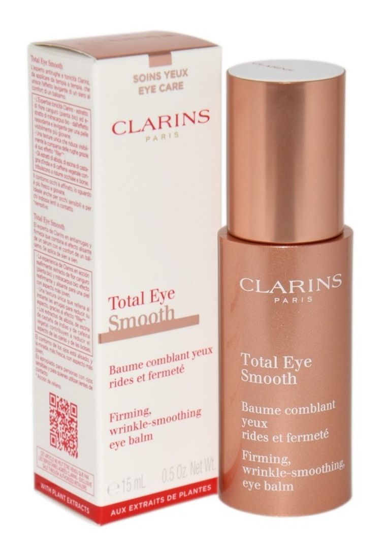 Clarins, Total Eye Smooth, wygładzający krem pod oczy, 15 ml