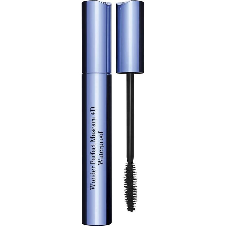 Clarins, Wonder Perfect Mascara 4D Waterproof, wodoodporny tusz do rzęs, nr 01 Perfect Black, 8 ml