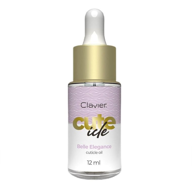 Clavier, Cute Icle, oliwka do skórek, Belle Elegance, 12 ml