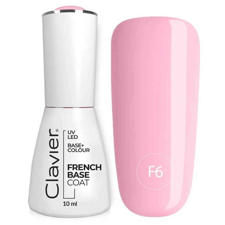 Clavier, Luxury French Base, kolorowa baza hybrydowa, F6 Marshmallow, 10 ml