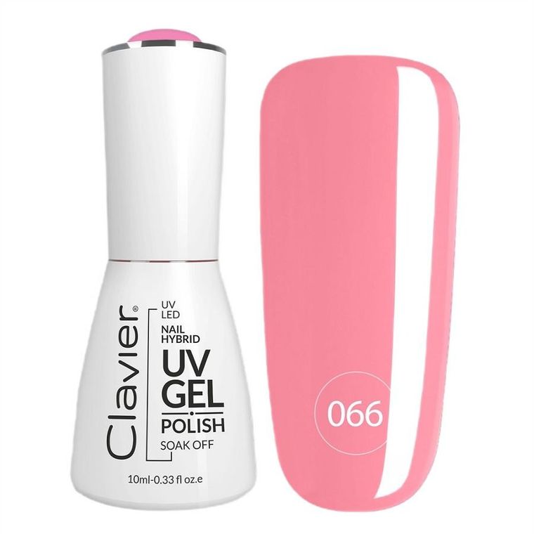 Clavier, Luxury, lakier hybrydowy, 066 Fizzy Pink Love, 10 ml