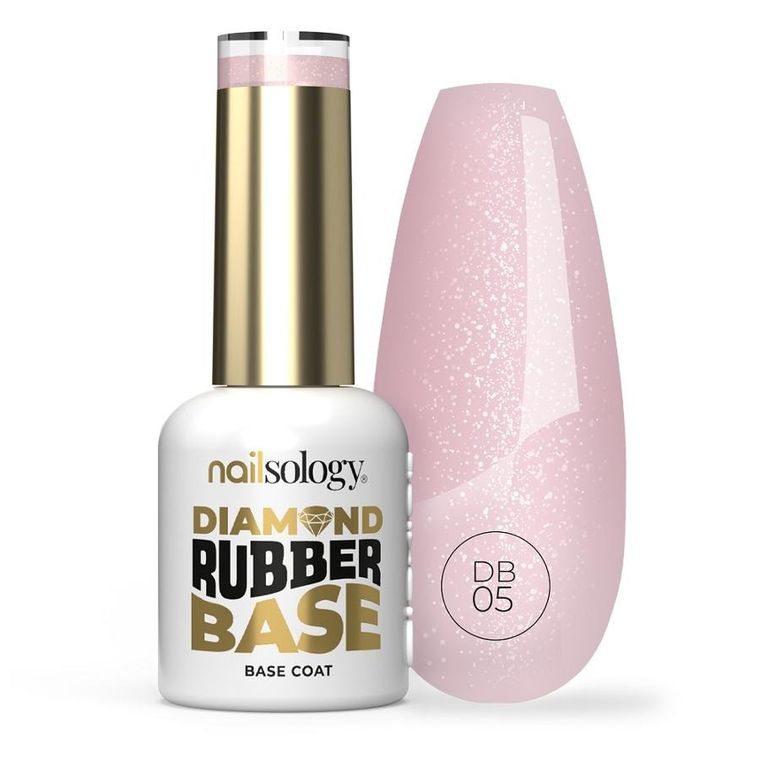 Clavier, Nailsology Diamond Rubber Base, baza hybrydowa, DB05 MissCandy, 8 ml