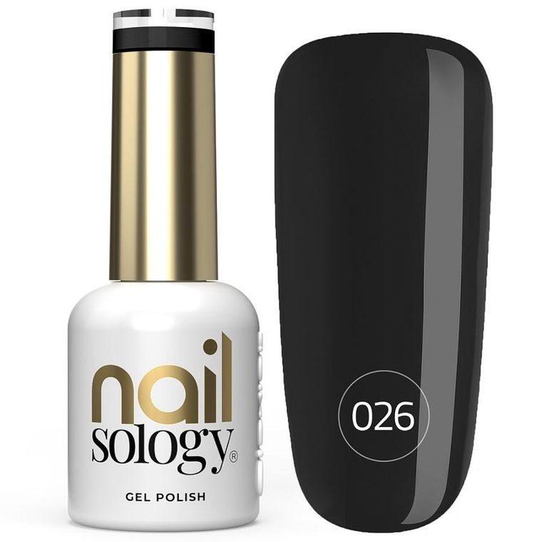 Clavier, Nailsology, lakier hybrydowy, 026 Black Cougar, 8 ml