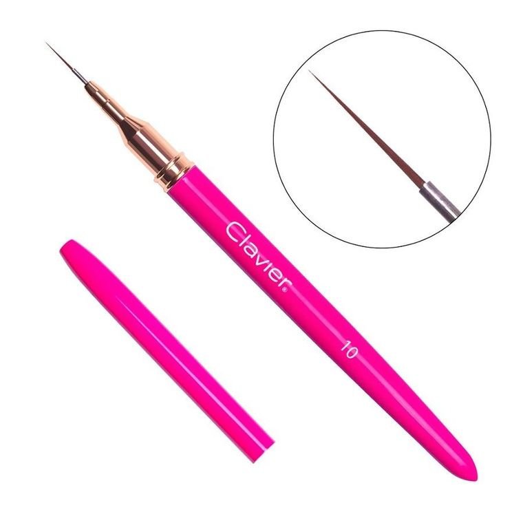 Clavier, pędzelek do zdobień, magenta, 10 mm, #3