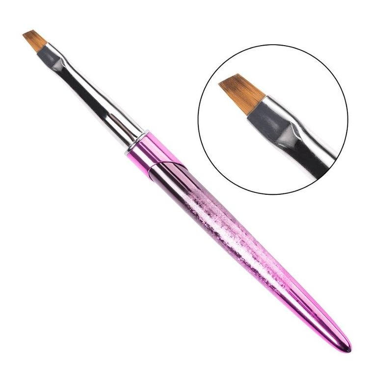 Clavier, pędzelek skośny do zdobień i żelu, one stroke, rozmiar 4, #6