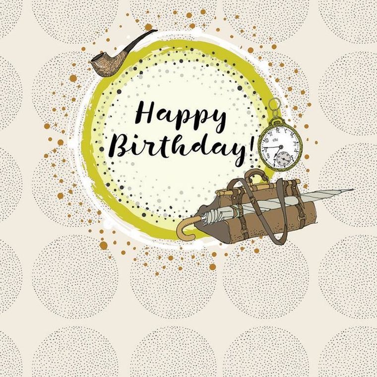 Clear Creations, karnet, kwadrat, Urodziny