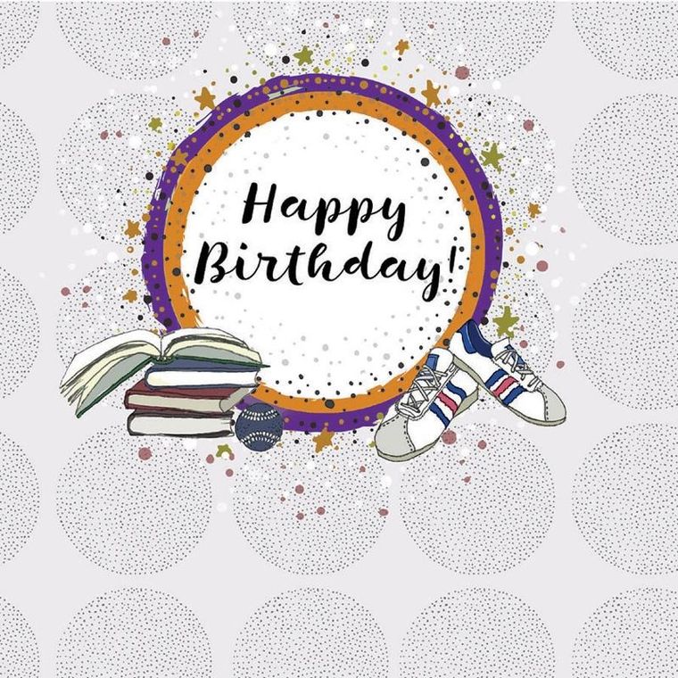 Clear Creations, karnet kwadrat, urodziny, książki