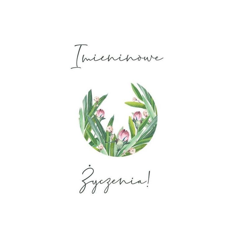 Clear Creations, Swarovski, karnet, kwadrat, Imieniny