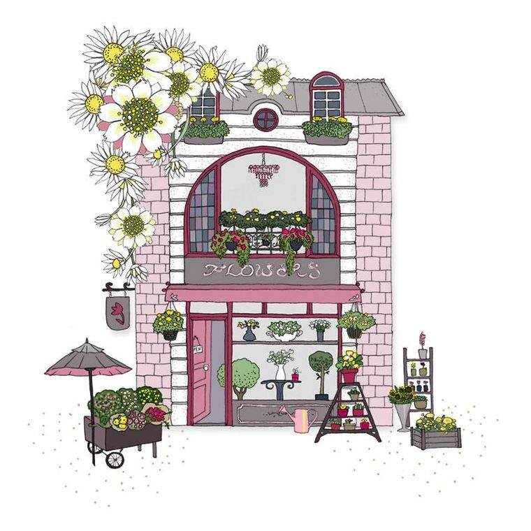 Clear Creations, Swarovski, karnet, kwadrat, Kwiaciarnia