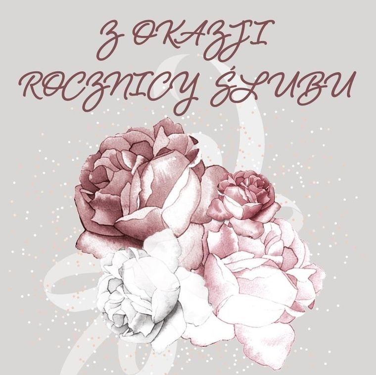 Clear Creations, Swarovski, karnet, kwadrat, Rocznica Ślubu