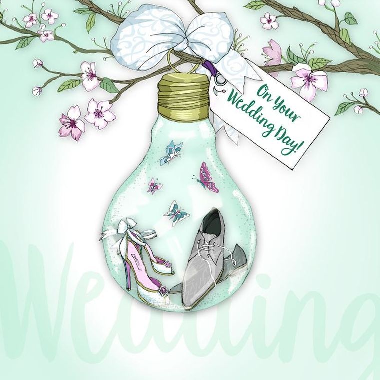 Clear Creations, Swarovski, karnet, kwadrat, Ślub