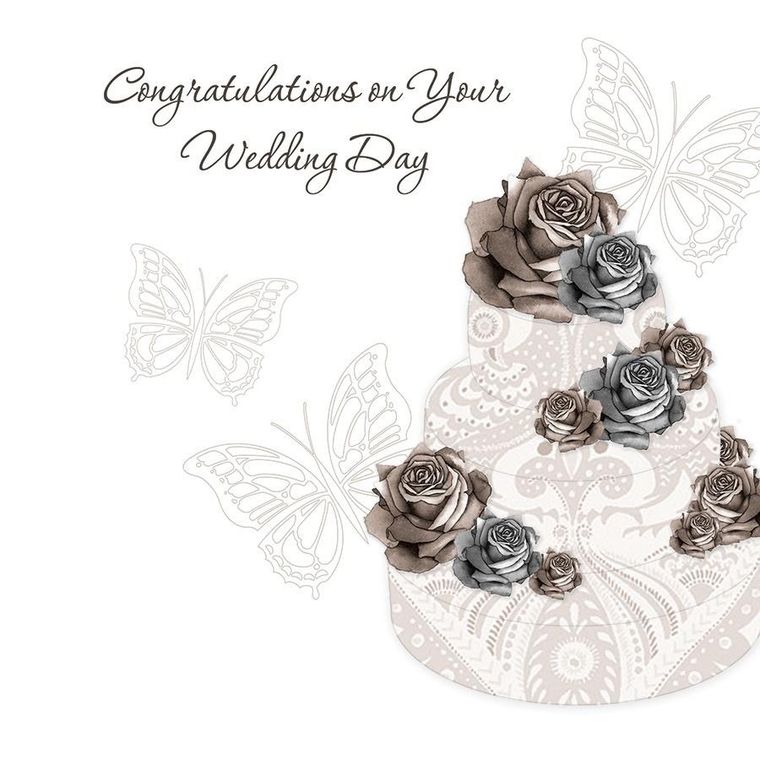 Clear Creations, Swarovski, karnet, kwadrat, Ślub, tort