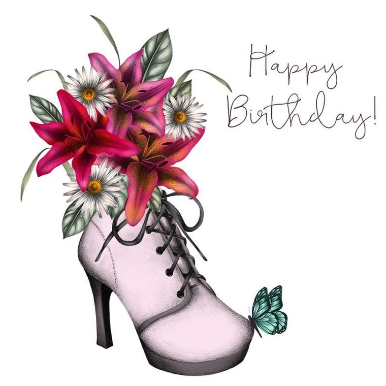 Clear Creations, Swarovski, karnet, kwadrat, Urodziny, but