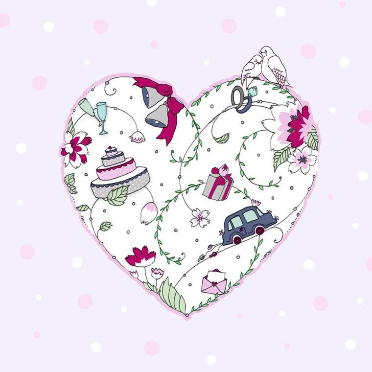 Clear Creations, Swarovski, karnet, Serce