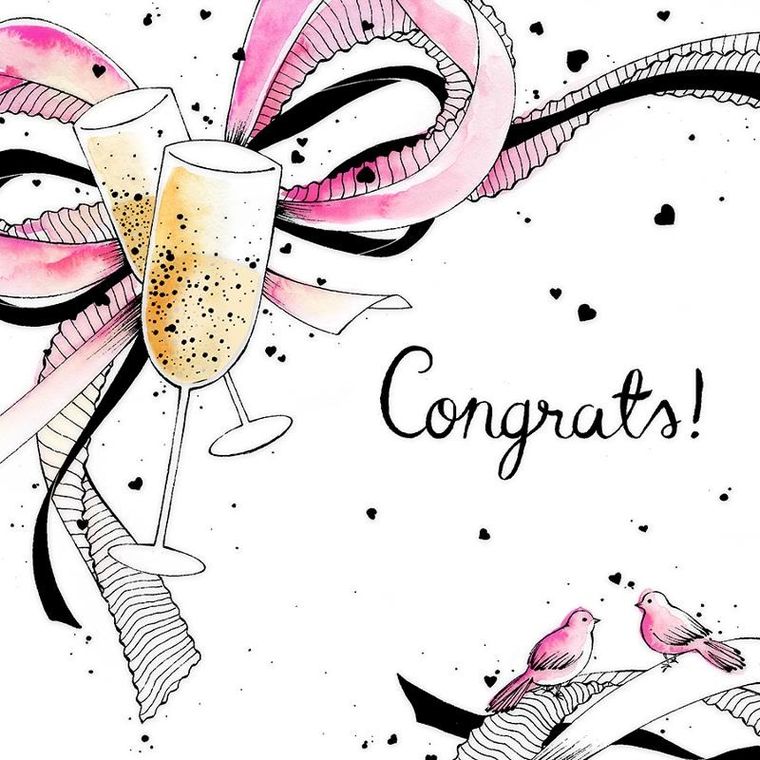 Clear Creations, Swarovski, karnet, Ślub, szampan