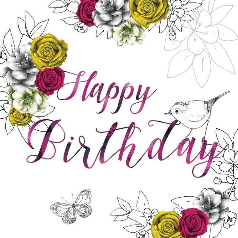 Clear Creations, Swarovski, karnet, urodziny, kwiaty