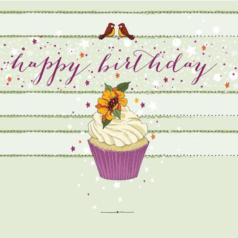 Clear Creations, Swarovski, karnet, urodziny, muffinka