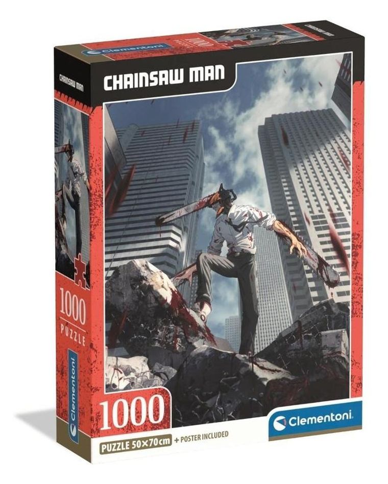 Clementoni, Anime, Chainsaw Man, puzzle, 1000 elementów