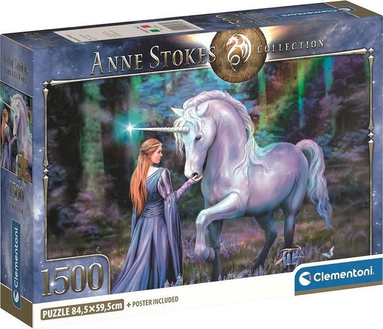 Clementoni, Anne Stokes Collection, Bluebell Wood, puzzle, 1500 elementów