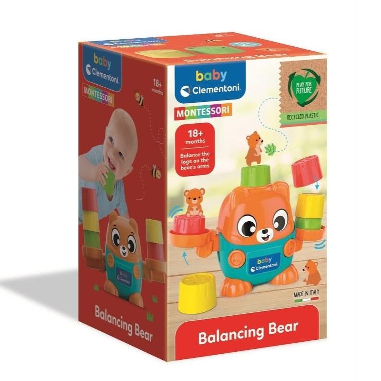 Clementoni, Baby, Balansujący Miś, wieża