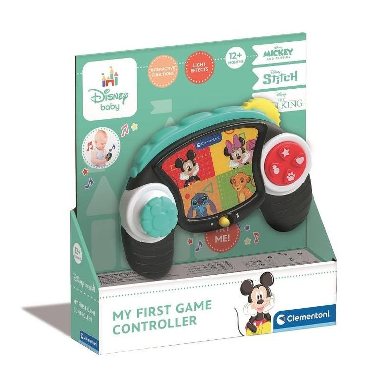 Clementoni, Baby, Disney, Mój pierwszy kontroler do gier, zabawka interaktywna